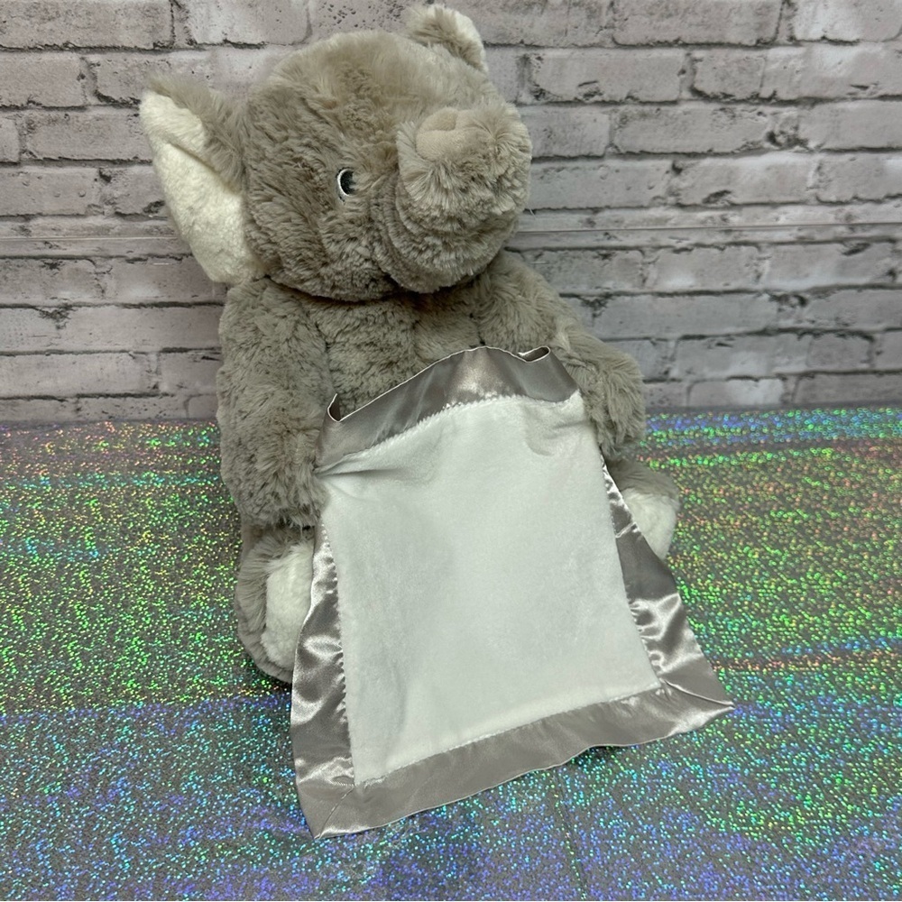 Spin Master Peek A Boo Furry Friends Talking Baby Elephant Plush 10" Tall